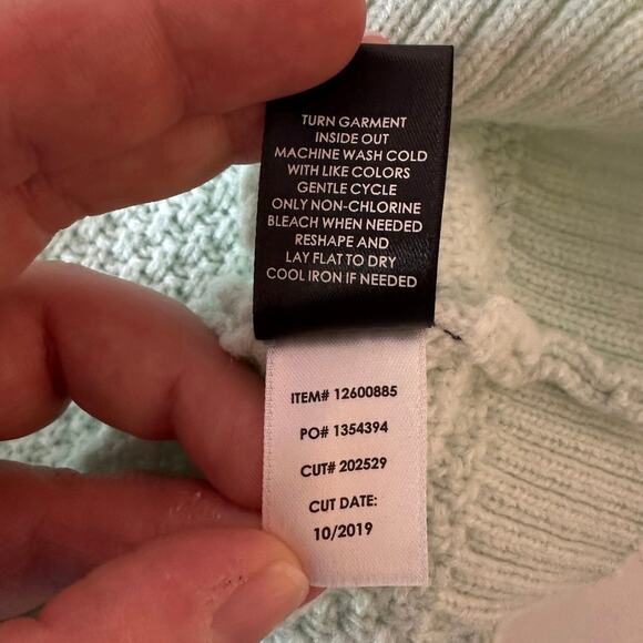 Torrid Mint Green V-Neck Midi Pullover Sweater Size 2 Plus Cozy Casual Chic - Picture 5 of 9